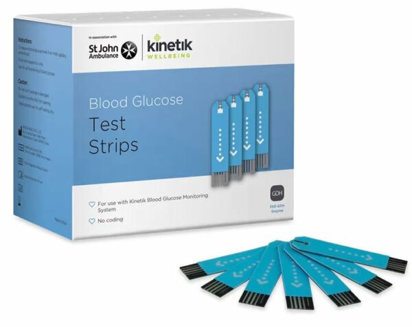 Kinetik Blood Glucose Test Strips (50)