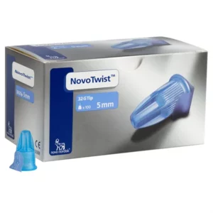 NovoTwist 32G x 5mm Pen Needles x 100