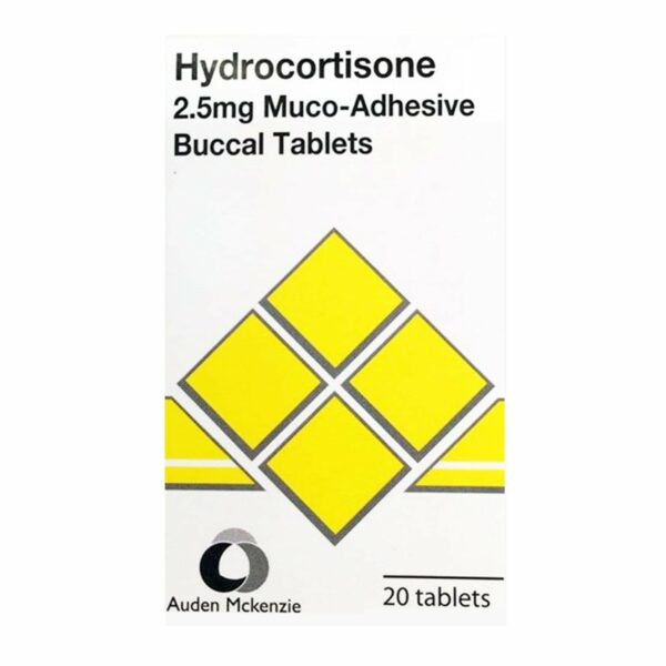 Buy Hydrocortisone 2.5mg Muco-Adhesive Buccal Tablets Online UK Next Day Delivery