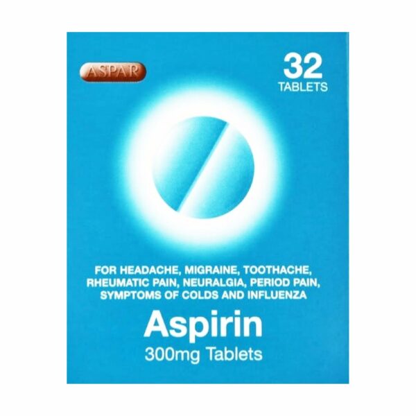 Aspirin 300mg (32 Tablets)