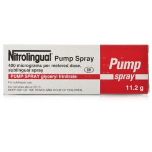 Nitrolingual Pumpspray 400 Micrograms/metered dose (200 Dose)