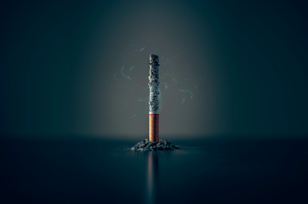 A well used cigarette