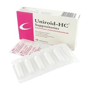 Buy Uniroid HC Suppositories Online