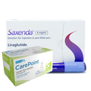 Saxenda 6mg/ml & CarePoint Needles 31G 5mm Bundle