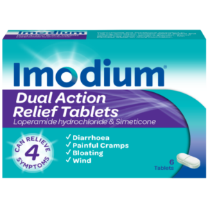 Imodium Dual Action Relief Tablets - 6/12 Tablets