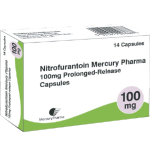 Nitrofurantoin Mercury Pharma 100mg - 6 Capsules