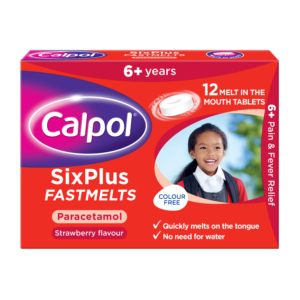 Calpol SixPlus Fastmelt Tablets - 12 Tablets