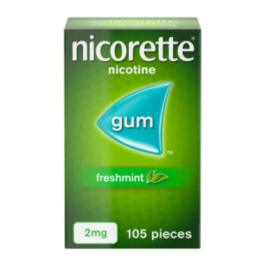 Nicorette Freshmint 2mg Gum – 105 Pieces