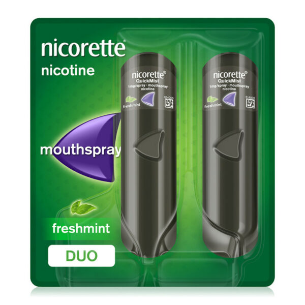 Nicorette QuickMist Freshmint 1mg Mouthspray - Duo Pack