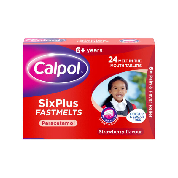 Calpol SixPlus Fastmelt Tablets - 24 Tablets