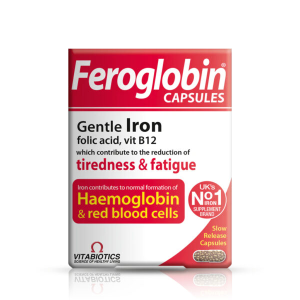 Vitabiotics Feroglobin Capsules - 30 Capsules