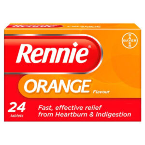 Rennie Orange Flavour - 24 Chewable Tablets