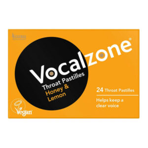 Vocalzone Throat Pastilles Honey & Lemon - 24 Pack