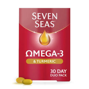 Seven Seas Omega-3 & Turmeric - 30 Day Duo Pack (30 Capsules + 30 Tablets)