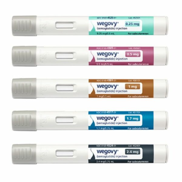 Wegovy Weight Loss Pen 0.25mg/0.5mg/1mg/1.7mg/2.4mg