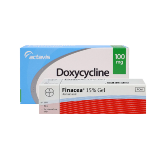 Doxycycline 100mg Capsules (84 Capsules) and Finacea 15% Gel