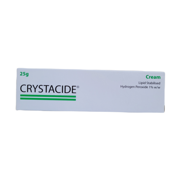 Crystacide 1% Hydrogen Peroxide Cream - 25g