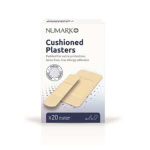 Numark Cushioned Assorted Plasters - 20 Plasters