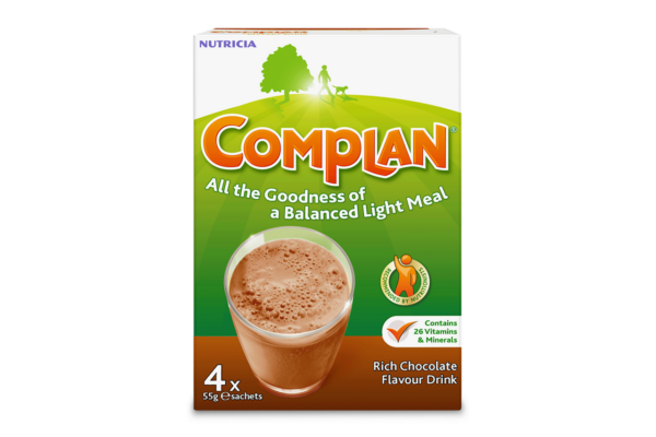 Buy Complan Rich Chocolate Sachets - 4x55g Sachets Online