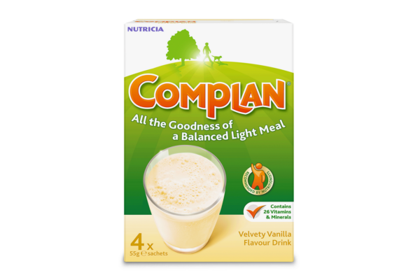 Buy Complan Velvety Vanilla Sachets - 4x55g Sachets Online