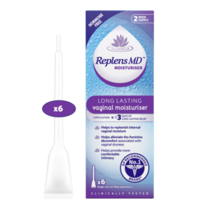 Buy Replens Vaginal Moisturiser - 6 Single Use Applicators Online