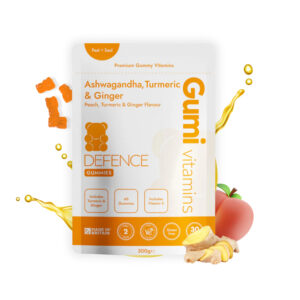 Buy Gumi Vitamins DEFENCE – Ashwagandha, Turmeric & Ginger (30 Servings) Online