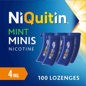Niquitin Minis Mint 4mg Lozenges 100