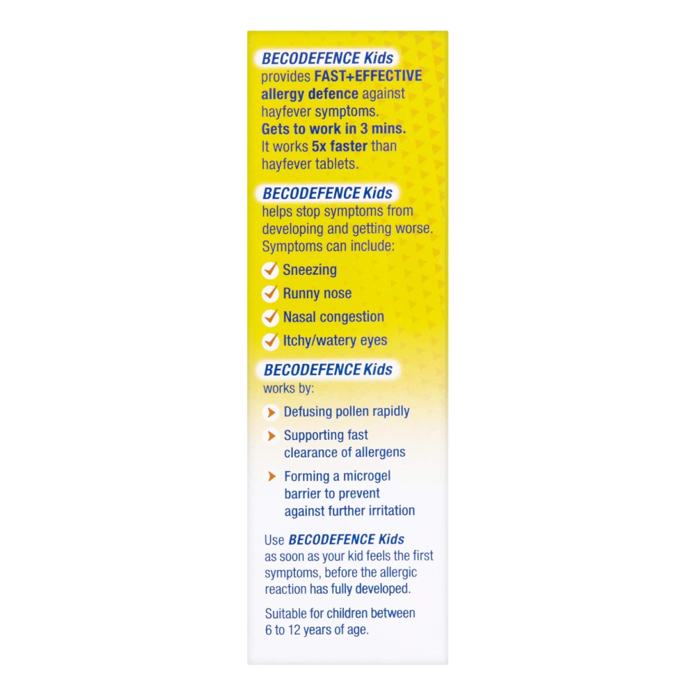 Becodefence Allergy Defence Kids Nasal Spray - 20ml - Image 2