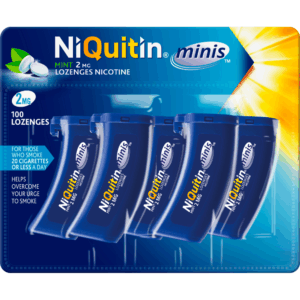 NiQuitin Minis Mint 2mg Lozenges