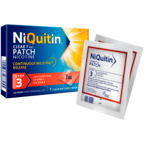 NiQuitin Clear 24 Hour (Step 3) 7mg - 7 Transdermal Patches